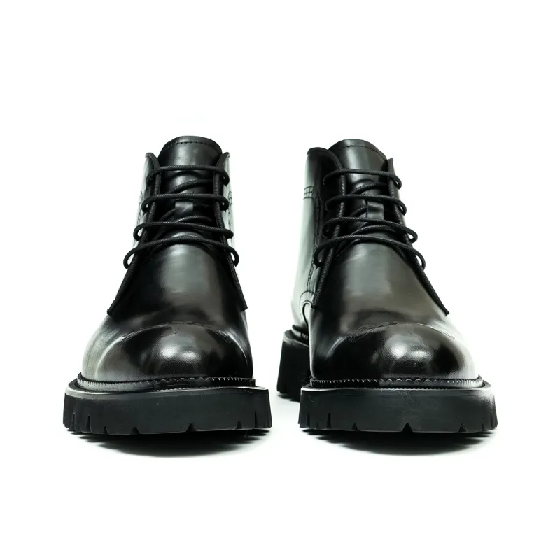 ASTON M.JAZZ Ankle Boots Men Black/Brown-12