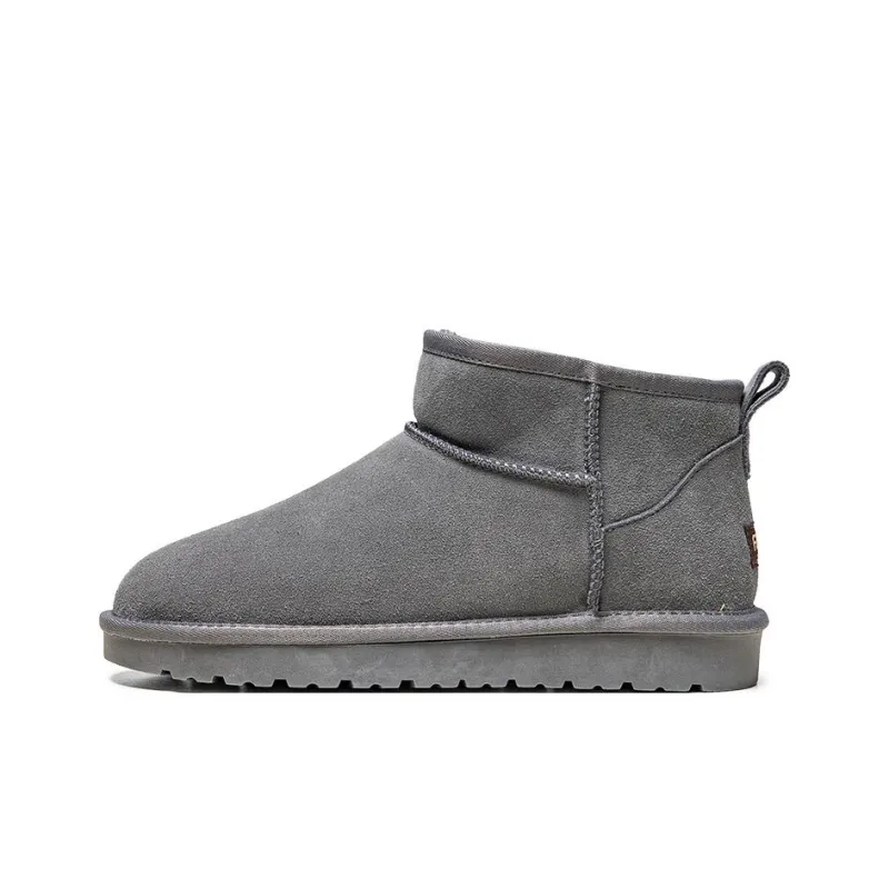 JIETEGONGYANG Coverage Warm Short Snow Boots Men's-4