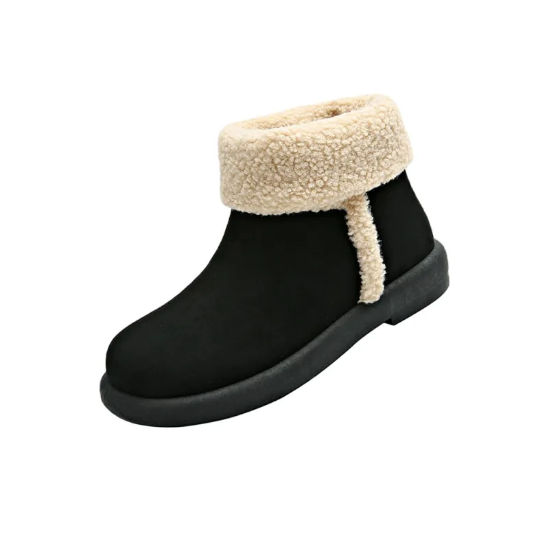 CAHHRRN Warm Short Snow Boots Women's-1