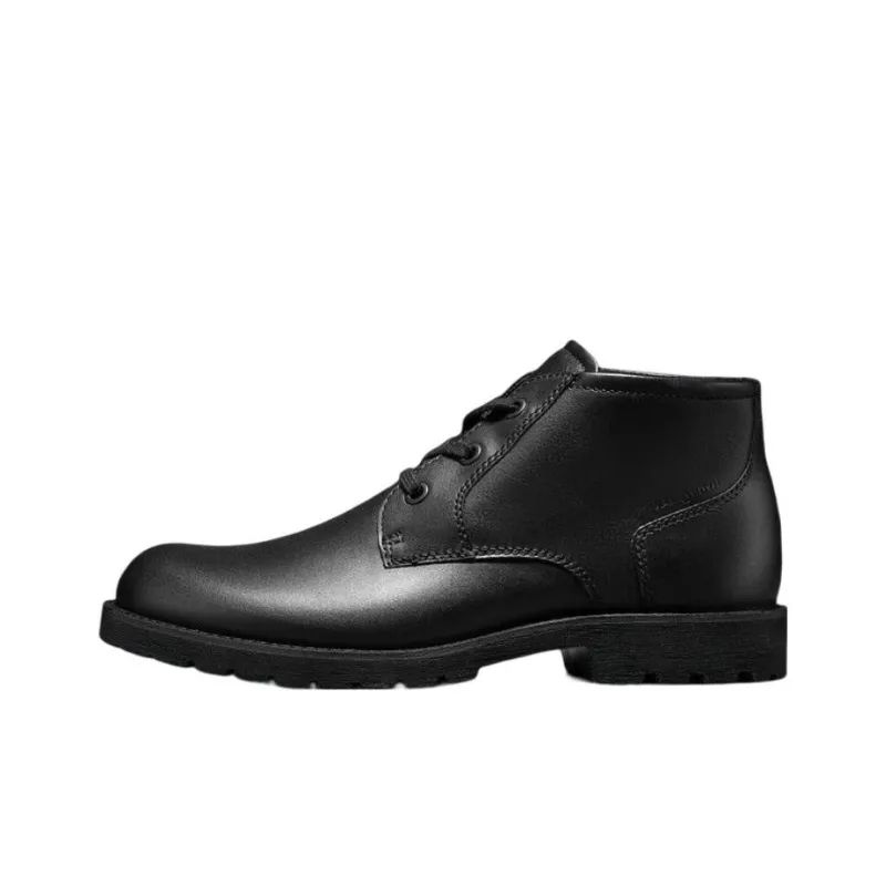 Ecco Ankle Length Martin Boot Men's Black-0
