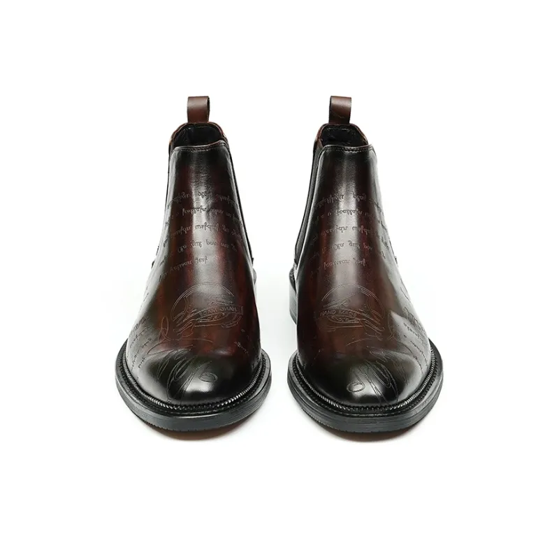 ASTON M.JAZZ Short Chelsea Boots Men's-32