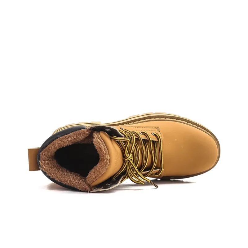 Jifffly Crew Martin Boot Unisex Camel-5
