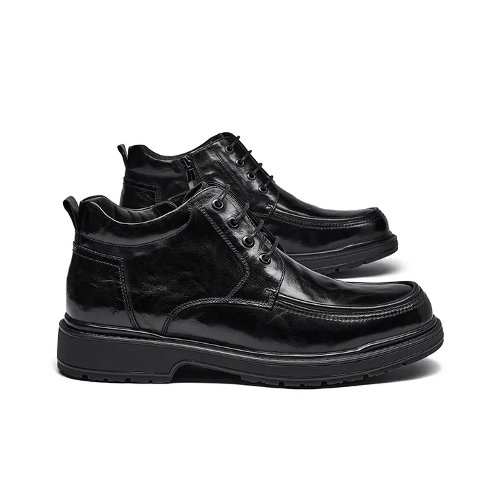 HARSON Ankle Boots Men Black/Brown-1
