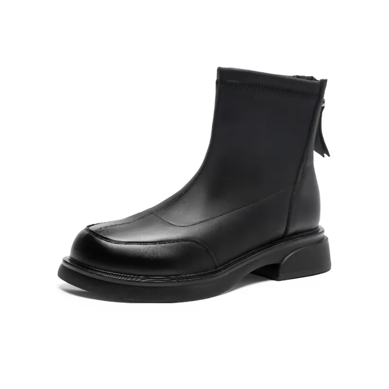 ZHR Ankle Boots Women's Black/Brown-1