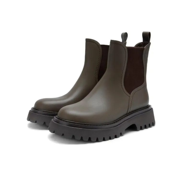 C°BANNER Short Chelsea Boots Women's Khaki-1