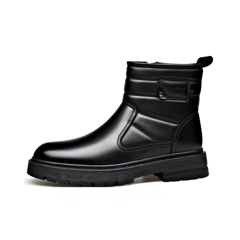 Romon Ankle Boots Men Black/Brown-0