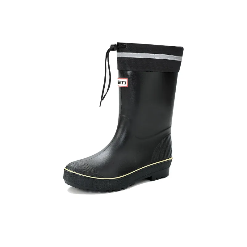 WARRIOR Rain Boots Men Black-1