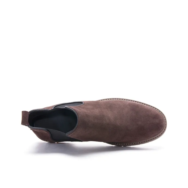 Anthony Miles Short Chelsea Boots Men's Umber-2