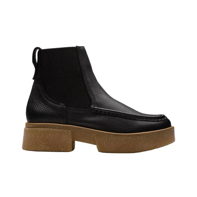 Clarks Linoso Short Chelsea Boots Women's Black-1