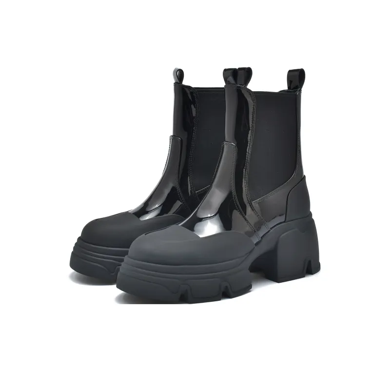 MOONIIEE Crew Chelsea Boots Women's-4