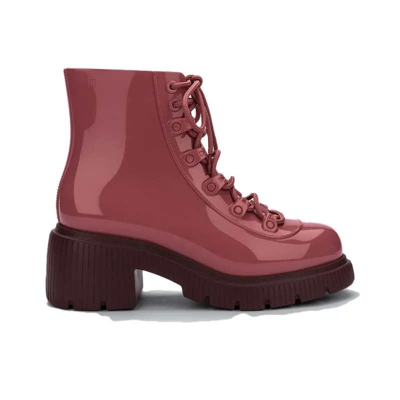 MELISSA Ankle Boots Martin Boots Women's Green Beige Burgundy-9