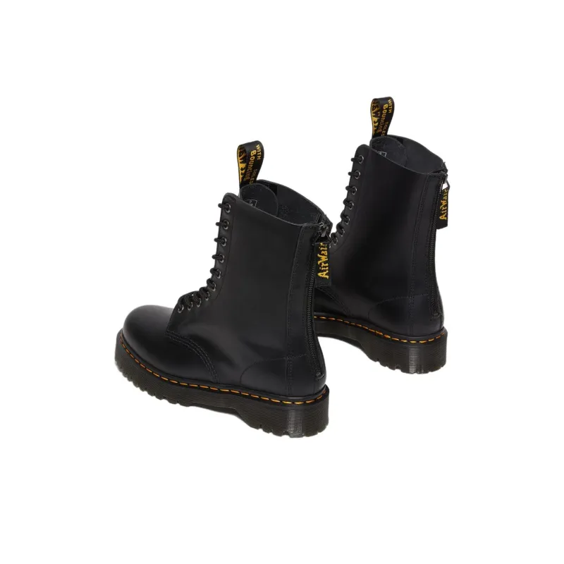 Dr. Martens 1490 Hi Bex Zip Leather Boots 'Black'-4