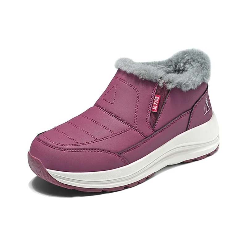 ZULIZ Warm Wear-Resistant Slip-Resistant Coverage Short Snow Boots Unisex-8
