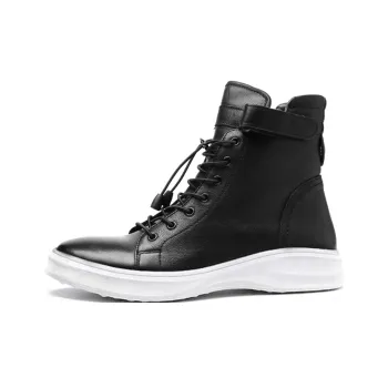 YEDANI Ankle Boots 4cm Men's 0Black With White Sole