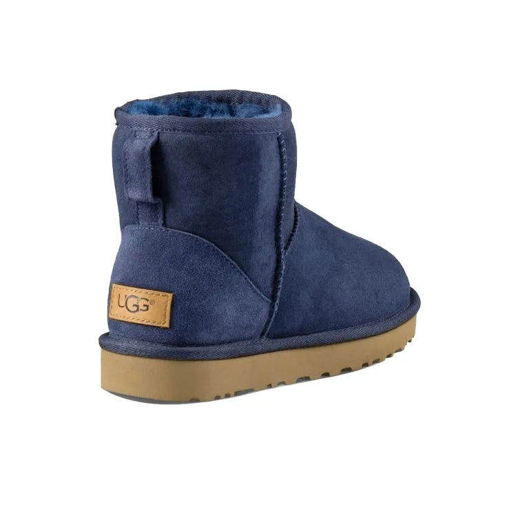 UGG Classic Mini Ii Boot Navy Blue Women's-3
