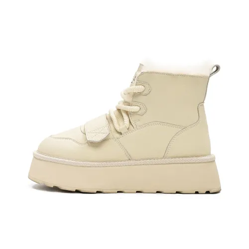 EBLAN Crew Snow Boots Women's Beige
