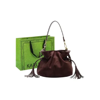 KARUISHA Suede Shoulder Bag Regular Women's Multicolor