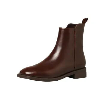 【dme】 Ankle Boots 3cm Women's Brown