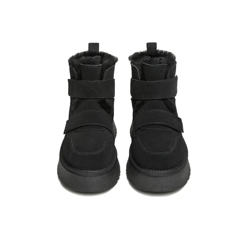 BASTO Snow Boots Women's Black/Brown/Gray-7