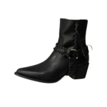 NOMK Western Cowboy Boots Ankle Boots Women's