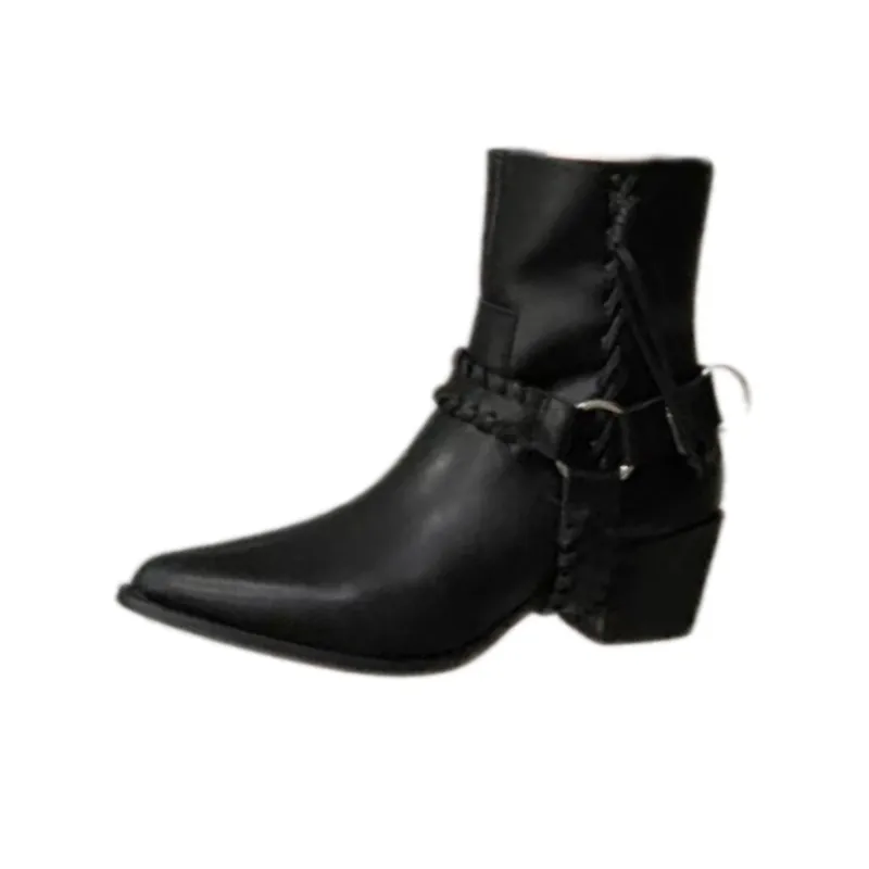 NOMK Western Cowboy Boots Ankle Boots Women's-0