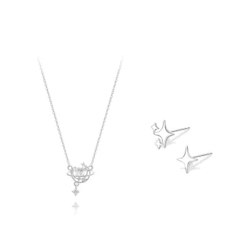 BLANK IN BLANK Sterling Silver Necklaces Women's Bestie Girlfriend Couple Birthday Gift Girl