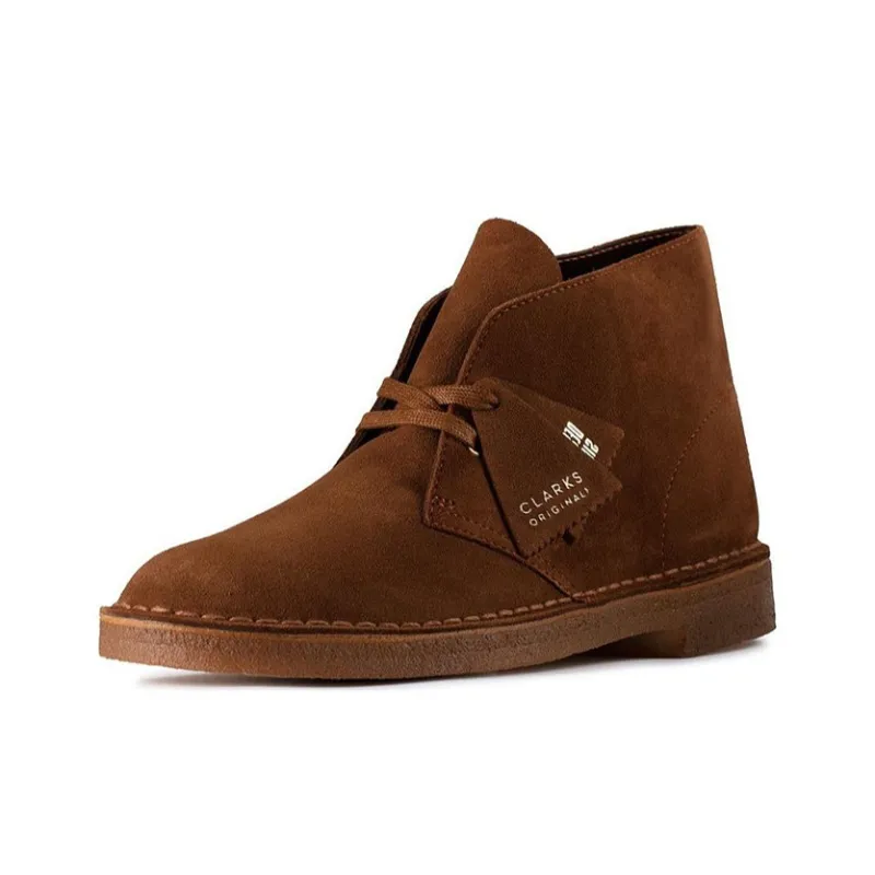 Clarks Originals Desert Boot Cola Suede-1