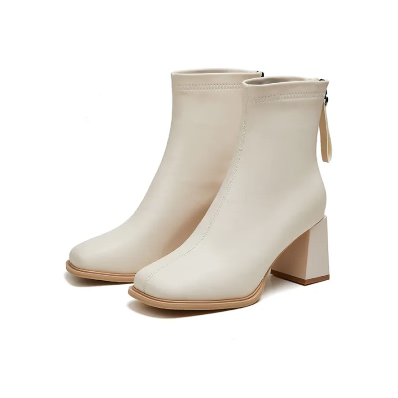 ACESC Ankle Boots Women's Black/Beige/Apricot/Brown-8