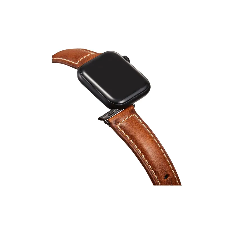 MSSM Apple Compatibility Watch Band 49mm Cowhide Leather Material-5