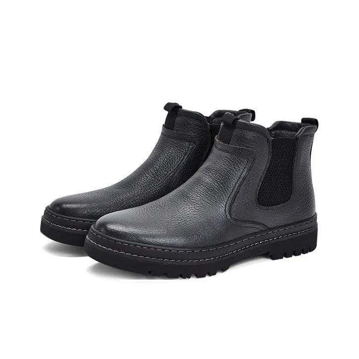 VICKI BROWN Jeans Chelsea Boots Men Black-3
