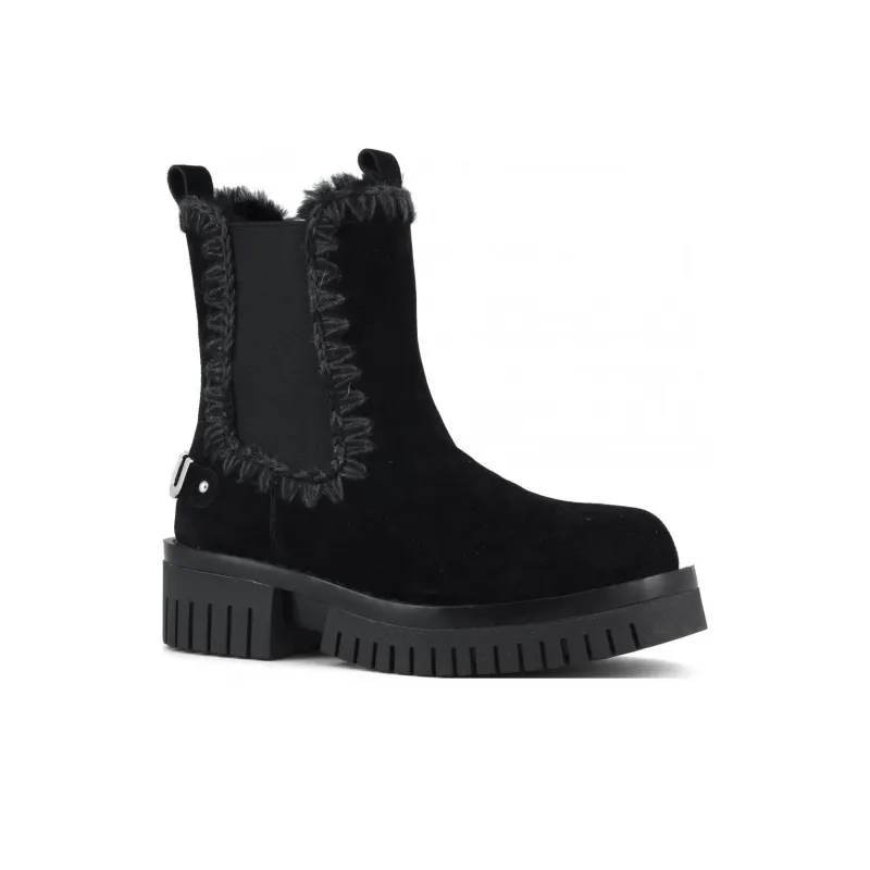 MOU Chelsea Boots Women's Black-2