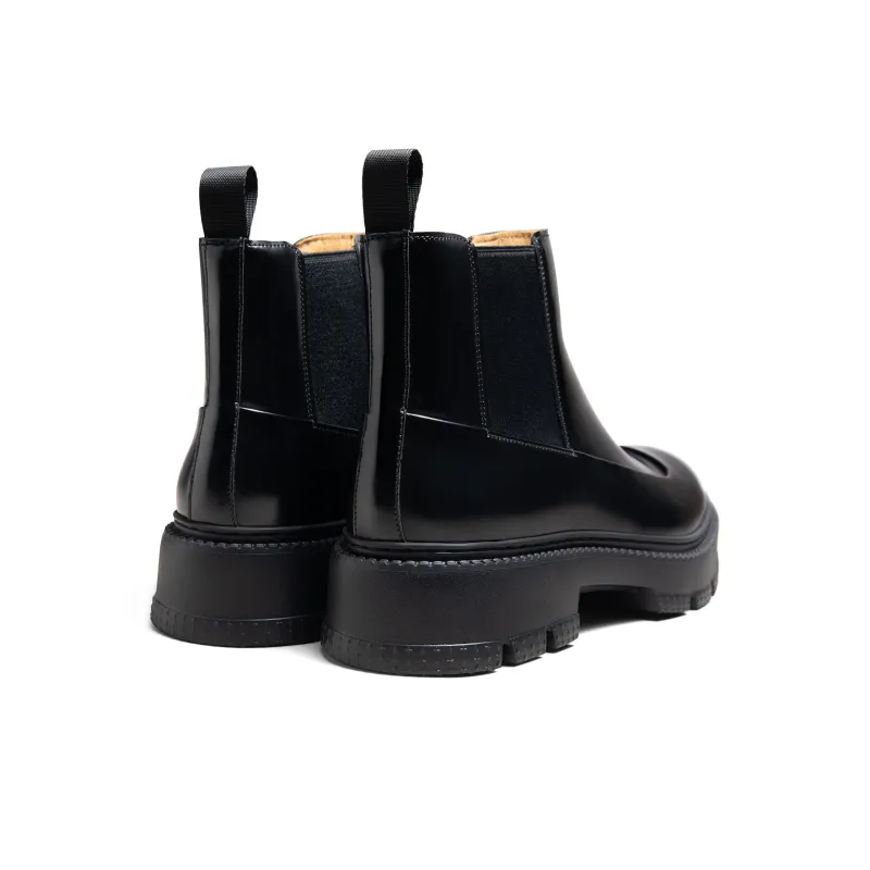 THOM WILLS British Business Formal Boots Short Chelsea Boots Men's-3
