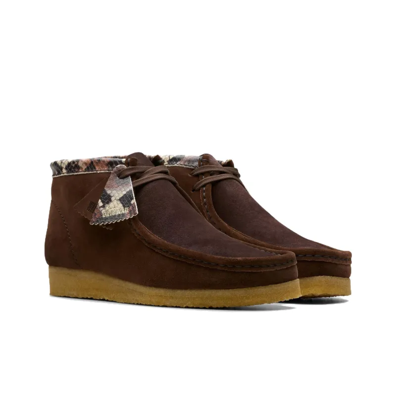 Clarks Wallabee Ankle Boots Men's Brown-2