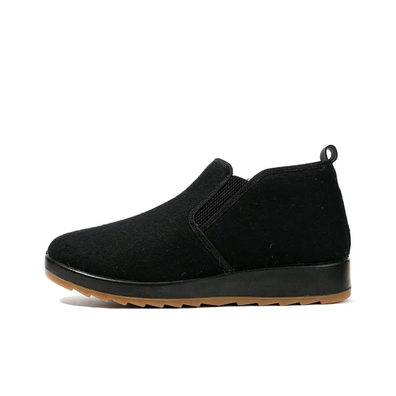 Old Meihua Ankle Boots Men's Black-0