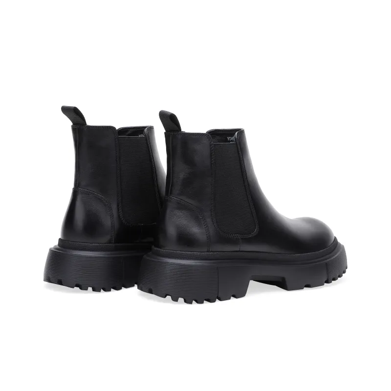 ELLE HOMME Chelsea Boots Men's Black-4