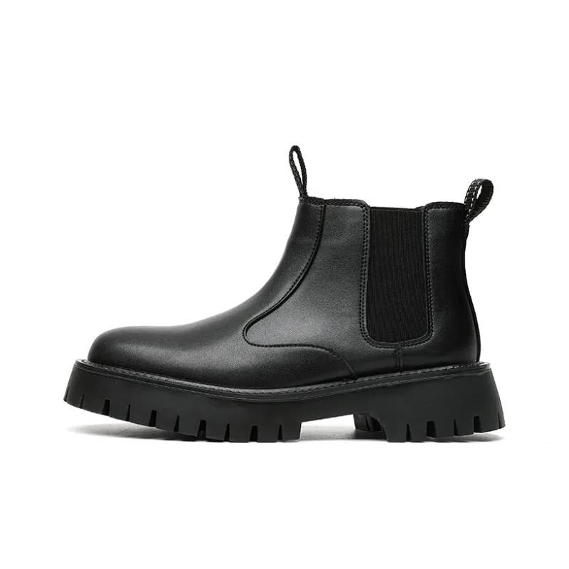 Aquarius Chelsea Boots Men Black/White-0