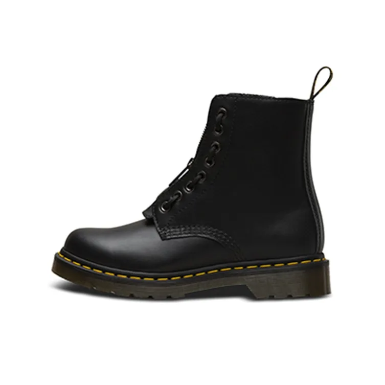 Dr.Martens 1460 Pascal Front Retro High Top Martin Boots Black Women's-0