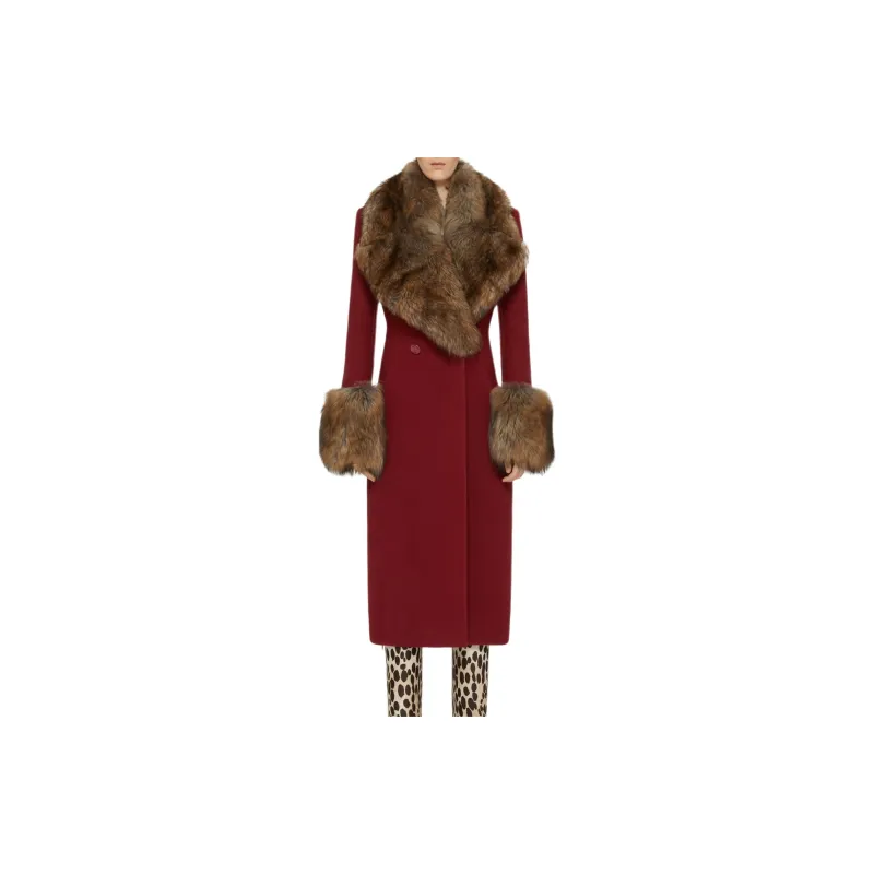 Givenchy FW24 Coats Women's Deep Red-1