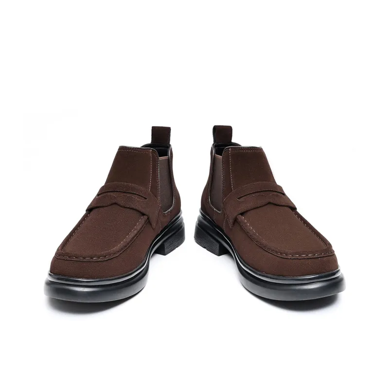 C°BANNER Short Chelsea Boots Men's Brown-3