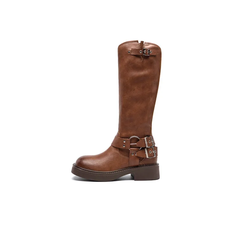 ZHR Knee-high Boots 4cm Women's-0