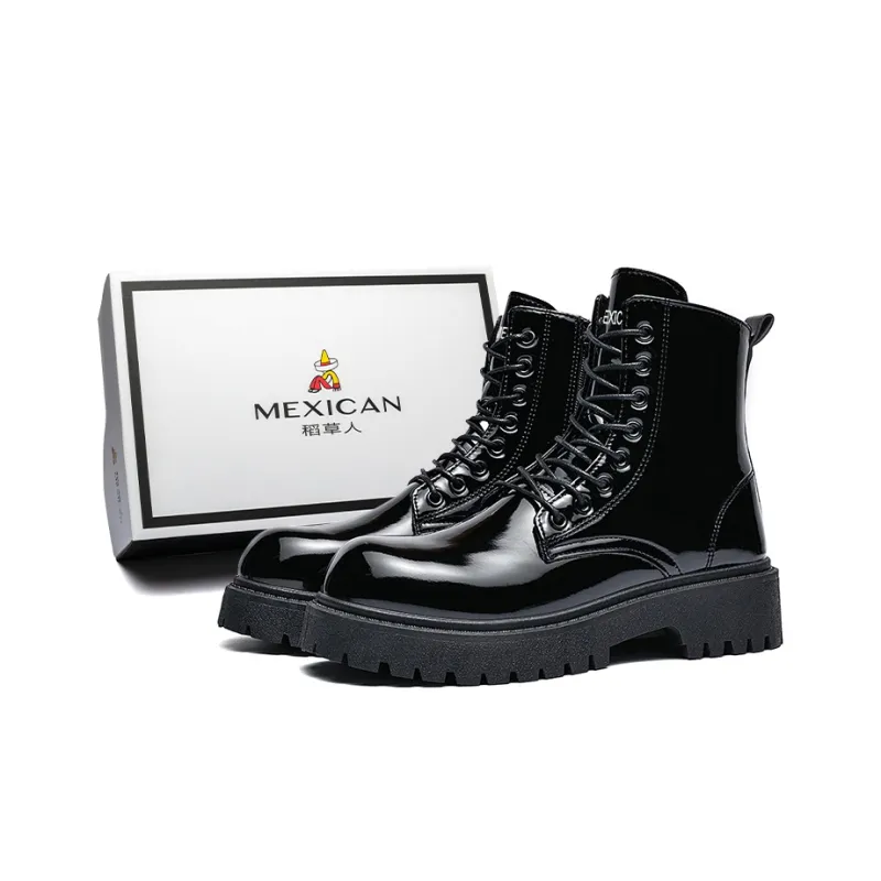 MEXICAN Short Martin Boot Unisex Black Box-6