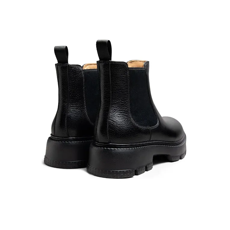 THOM WILLS Short Chelsea Boots Men's Black-2