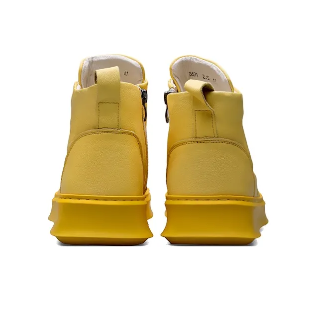 PARDASAUL Ankle Boots Men Black/White/Yellow-14