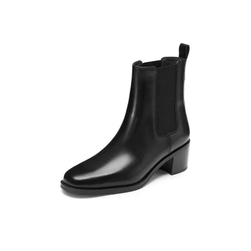 Staccato October London Short Chelsea Boots Women's Ethereal Black-1