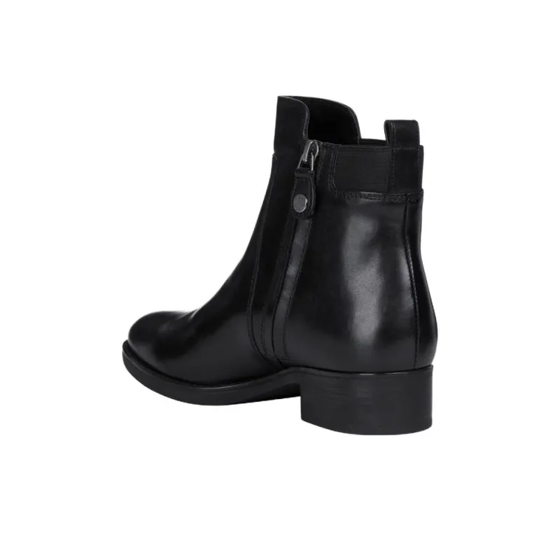 GEOX Short Chelsea Boots 3.5cm Women's Black-3
