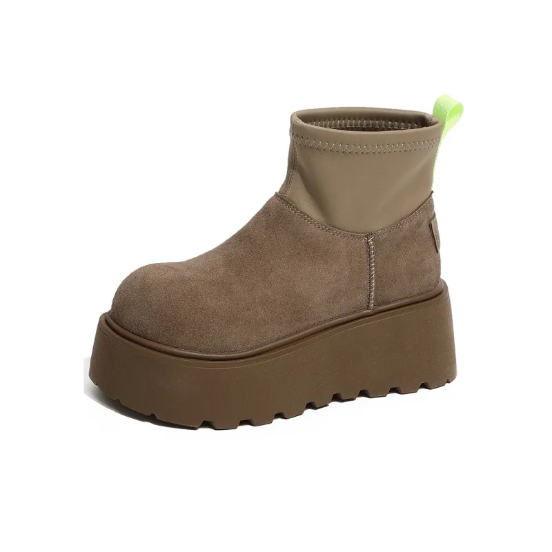EEueeczs Ankle Boots Women's Chestnut/Antelope Brown-6