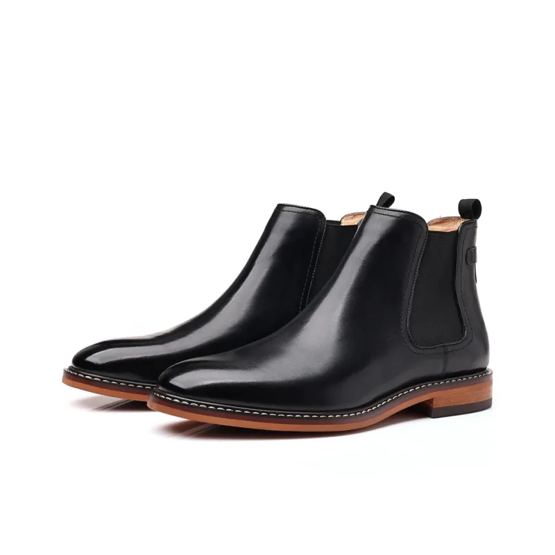 UHK Chelsea Boots Men Black/Brown-7