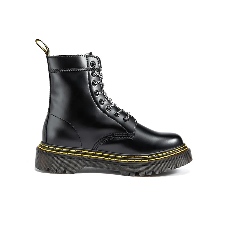 VICKI BROWN Jeans Martin Boot Unisex Black-7