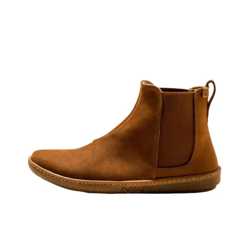 El Naturalista Short Chelsea Boots Women's Brown-0
