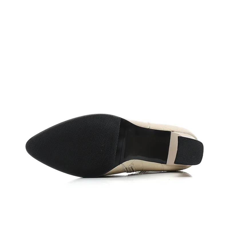 VEDULLAR Ankle Boots Women's Black/Burgundy/Beige-10